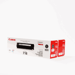 Canon Toner 718 / 2662B005 Negro, Paquete Doble