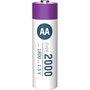 Ansmann 4x AA Lithium Akku Mignon 1800mAh + Cable
