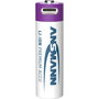 Ansmann 4x AA Lithium Akku Mignon 1800mAh + Cable