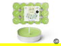 Acorde Set 30 Velas Tea Light Jazmín 3H Verdes 19x11.2x2.7 cm (Set de 24)