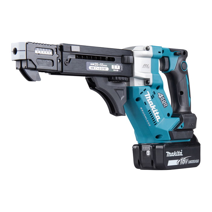 Makita DFR552Z Atornillador a Batería Pistola 18V Sin Escobillas Negro/Azul 4500 RPM
