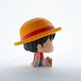 Plastoy Hucha Chibi Luffy One Piece en PVC Multicolor