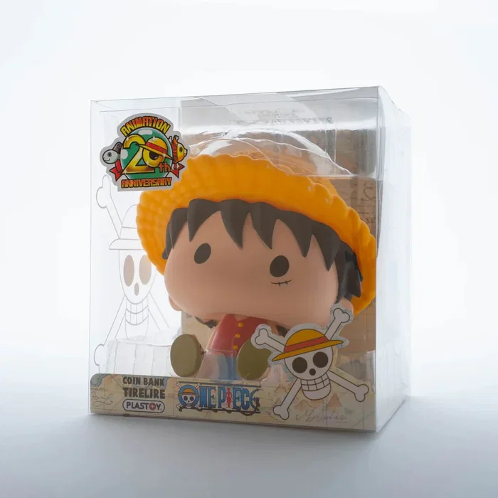 Plastoy Hucha Chibi Luffy One Piece en PVC Multicolor