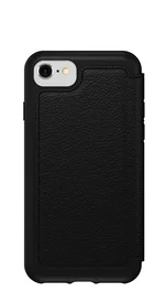 OtterBox Strada Folio Series Funda Cartera para Apple iPhone SE (2nd gen)/8/7, Negro