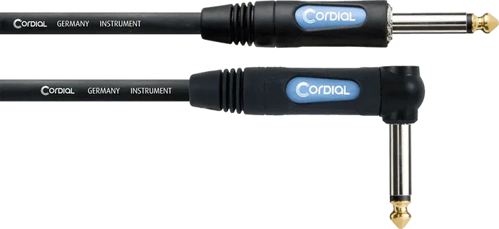 Cordial Cable de Instrumento Jack-Jack Recto/Acodado 6m