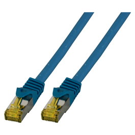 EFB Elektronik MK7001.0,15BL Cable de parcheo Cat6a S/FTP Azul 0,15 m
