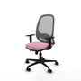 PIQUERAS Y CRESPO Silla de oficina Cilanco Rosa y Gris
