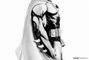 Batman PX Estatua PVC 1/8 SDCC 2024 Batman Black & White Version 27 cm