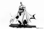 Batman PX Estatua PVC 1/8 SDCC 2024 Batman Black & White Version 27 cm