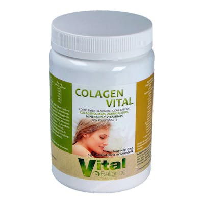 VITAL BALLANCE Colagen Vital 150Gr suplemento colágeno hidrolizado vitaminas C y B para articulaciones piel y huesos