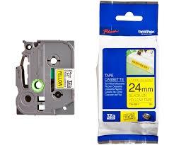 Brother TZe-S651 Cinta Laminada Súper Adhesiva 24mm Amarillo/Negro Brother TZe-S651 Cinta Laminada Súper Adhesiva 24mm Amarillo/Negro