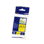 Brother TZe-S651 Cinta Laminada Súper Adhesiva 24mm Amarillo/Negro