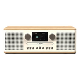 PURE Classic C-D6 Digitalradio Blanco/Roble