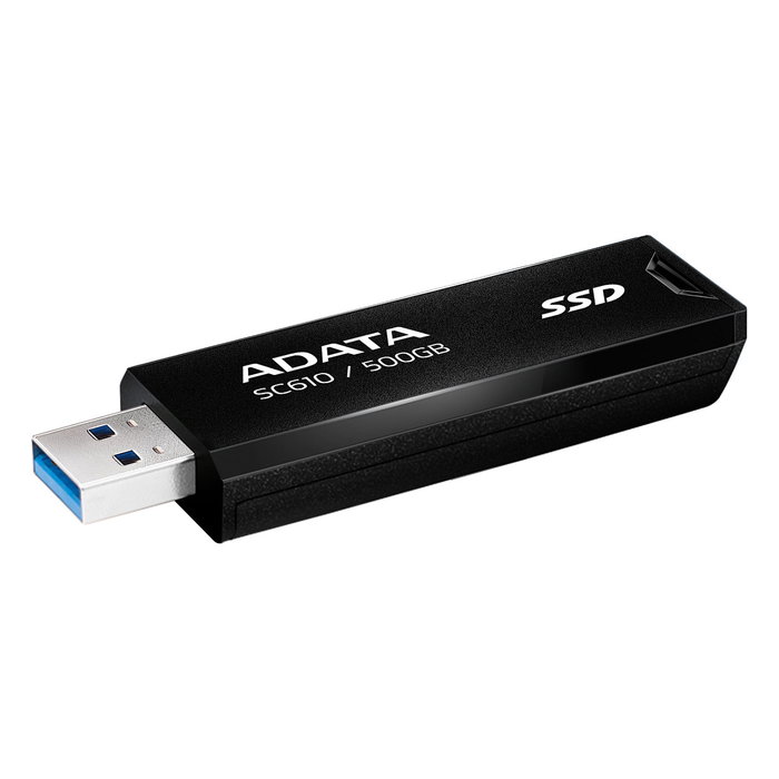 ADATA SC610 500 GB SSD Externo USB-A 3.2 Gen 2 Negro ADATA SC610 500 GB SSD Externo USB-A 3.2 Gen 2 Negro