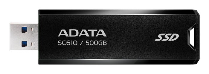 ADATA SC610 500 GB SSD Externo USB-A 3.2 Gen 2 Negro ADATA SC610 500 GB SSD Externo USB-A 3.2 Gen 2 Negro