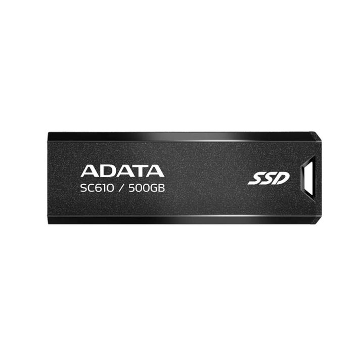 ADATA SC610 Disco Duro Externo SSD 500GB USB 3.2 Gen2 - Hasta 550MB/s de Lectura, Negro ADATA SC610 Disco Duro Externo SSD 500GB USB 3.2 Gen2 - Hasta 550MB/s de Lectura, Negro