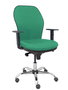 PIQUERAS Y CRESPO Silla de oficina Jorquera Verde esmeralda con mecanismo Sincro y brazos 1D