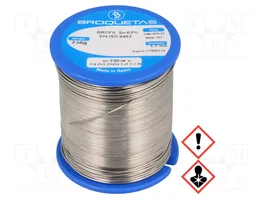 BROQUETAS Estaño plúmbico Sn63Pb37 0,7mm 250g