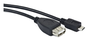 Lanberg Cable USB 2.0 USB A hembra a Micro-USB B macho Negro