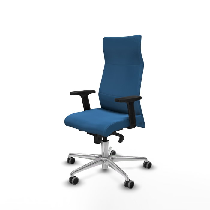 PIQUERAS Y CRESPO Sillón Albacete Azul Claro con Mecanismo Sincro y Brazos 2D PIQUERAS Y CRESPO Sillón Albacete Azul Claro con Mecanismo Sincro y Brazos 2D