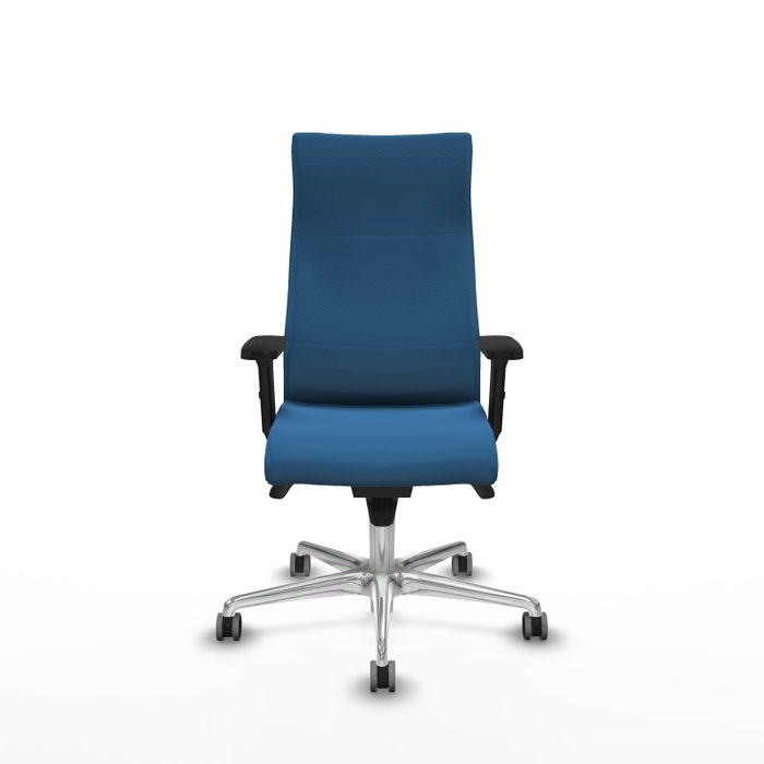 PIQUERAS Y CRESPO Sillón Albacete Azul Claro con Mecanismo Sincro y Brazos 2D PIQUERAS Y CRESPO Sillón Albacete Azul Claro con Mecanismo Sincro y Brazos 2D