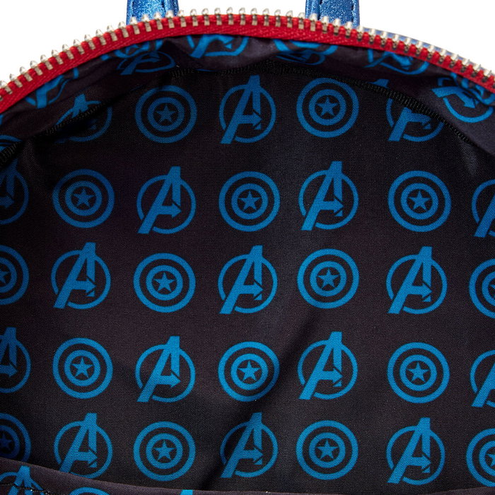 Loungefly Mochila Metallic Capitán América 26cm Marvel