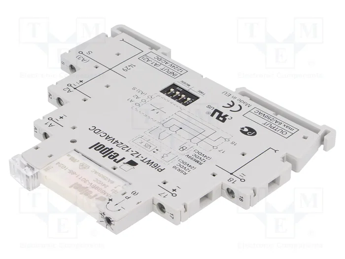 RELPOL Relé de tiempo PIR6WT-1Z 24VAC/24VDC SPST-NO RELPOL Relé de tiempo PIR6WT-1Z 24VAC/24VDC SPST-NO