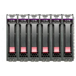 HPE MSA Paquete de 6 HDD SAS 7.2TB 10K SFF 2.5 pulgadas para Matriz de Discos