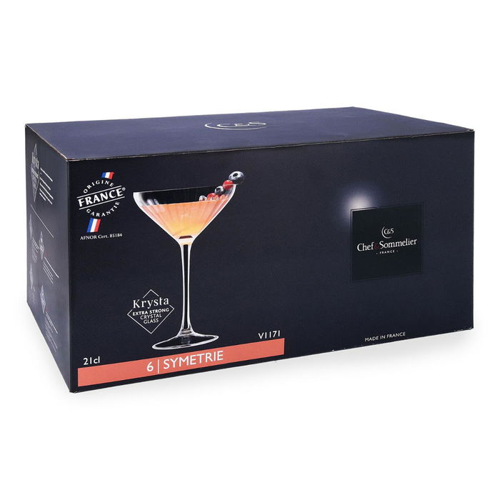 Set 6 Copas Cocktail Krysta Symetrie Chef & Sommelier 21 cL