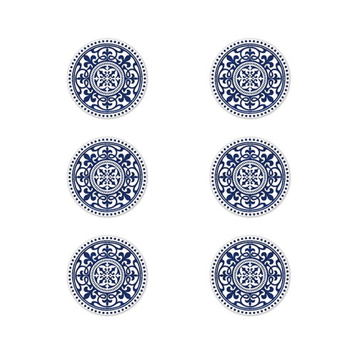 Summa Plato Llano Azul 20 cm (Set de 6)