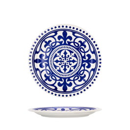 Summa Plato Llano Azul 20 cm (Set de 6)