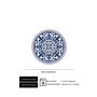 Summa Plato Llano Azul 20 cm (Set de 6)
