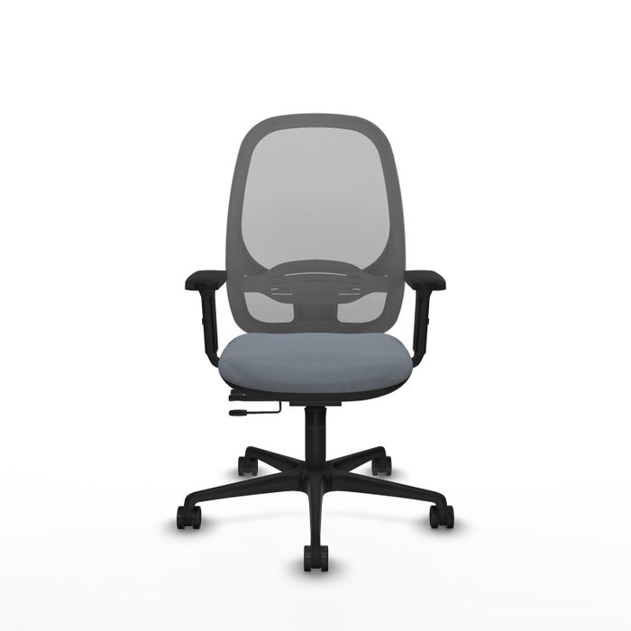 PIQUERAS Y CRESPO Silla de oficina Cilanco Gris con mecanismo Sincro/Traslack