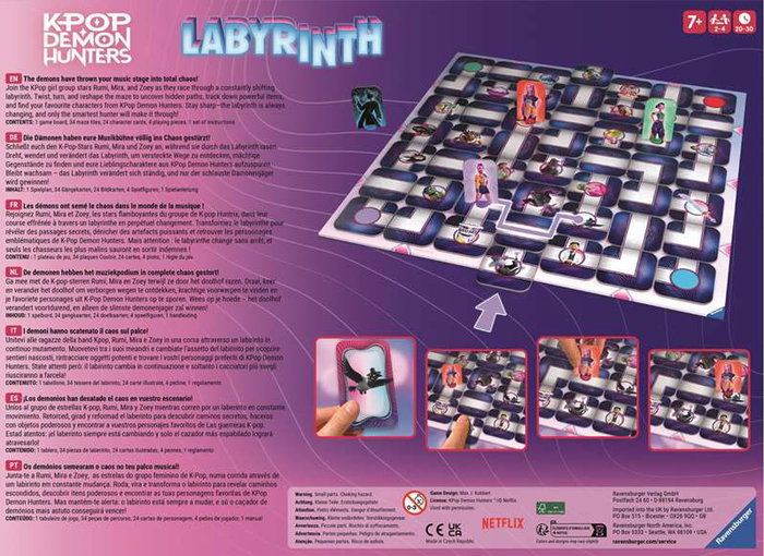 Ravensburger Labyrinth K-Pop Demon Hunters