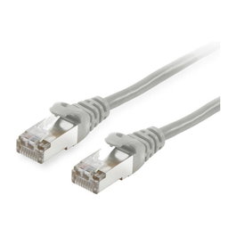 EQUIP Patch Cable Cat6a S/FTP (S-STP) 2xRJ45 Macho 1.5 m Gris LSZH RoHS 10Gb/s PoE+ Referencia 606712