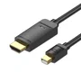 Vention Cable Conversor HAHBH Mini DisplayPort Macho a HDMI Macho 2m Negro