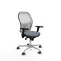 PIQUERAS Y CRESPO Silla de oficina Jorquera Gris/Blanco
