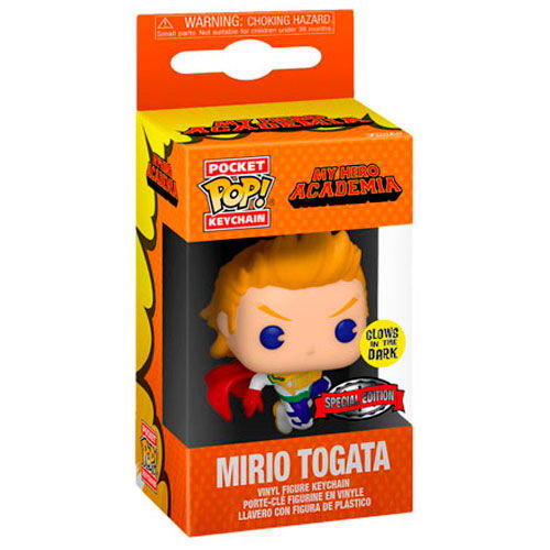 FUNKO Llavero Pocket POP My Hero Academia Mirio Togata Exclusive