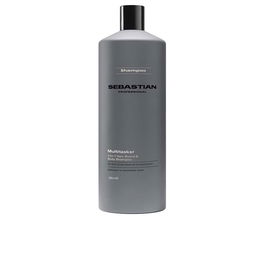 Sebastian Professionals MULTITASKER Champú 3-en-1 para Hombre - Limpia Cabello, Barba y Cuerpo con Aroma a Bergamota y Pimienta Rosa, 1000 ml