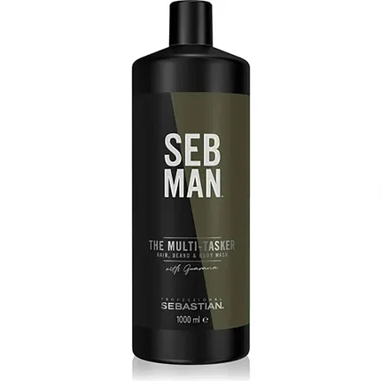 Sebastian Professionals Multitasker Champú 3 en 1 para Hombre 1000 ml
