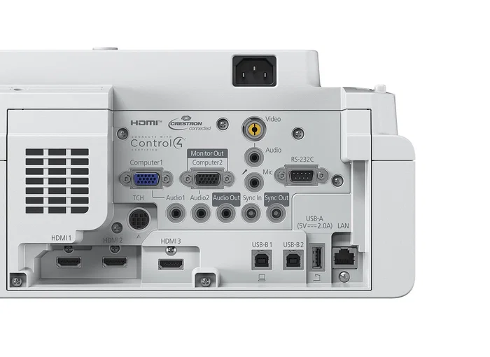 Epson EB-760Wi Proyector Interactivo 3LCD 4100 Lúmenes Láser WXGA (1280x800) 16:10 Blanco con WiFi, Ethernet y Altavoces 16W