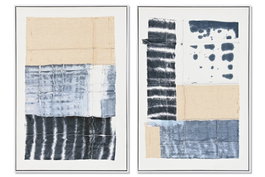 DKD Home Decor Cuadro Lienzo 60x4,5x90 Abstracto Surtido de 2 unidades