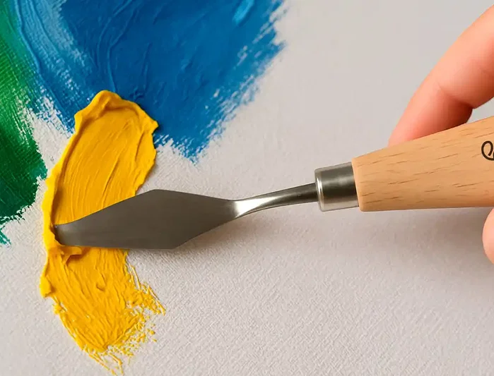 Liderpapel Juego de 5 Espátulas para Pintura Metálicas con Mango de Madera, Tamaños Surtidos Liderpapel Juego de 5 Espátulas para Pintura Metálicas con Mango de Madera, Tamaños Surtidos