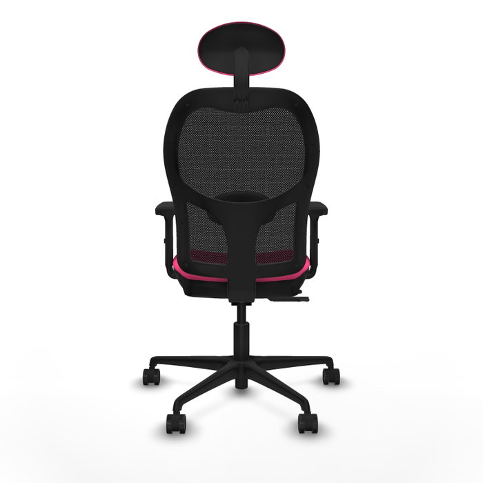 PIQUERAS Y CRESPO Silla de oficina Jorquera Rosa y Negro con mecanismo Sincro/Traslack PIQUERAS Y CRESPO Silla de oficina Jorquera Rosa y Negro con mecanismo Sincro/Traslack