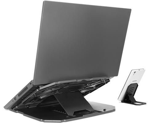 Lenovo Soporte para Portátil 2-en-1 con 10 Niveles de Ajuste Lenovo Soporte para Portátil 2-en-1 con 10 Niveles de Ajuste