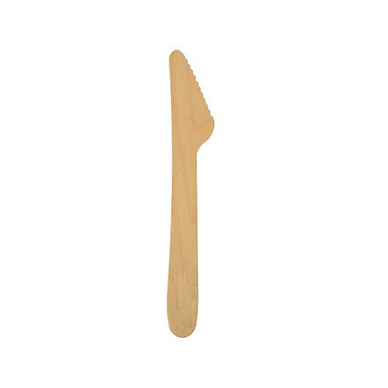 PAPSTAR Cuchillo desechable pure marrón PAPSTAR Cuchillo desechable pure marrón