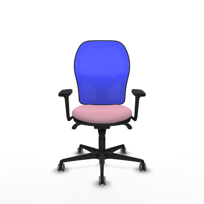 PIQUERAS Y CRESPO Silla de oficina Jorquera Rosa y Azul