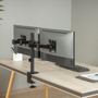 Aisens Soporte de Mesa ECO para 2 Monitores o TV 17-32, Negro