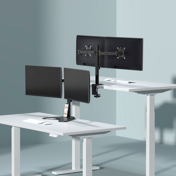 Aisens Soporte de Mesa ECO para 2 Monitores o TV 17-32, Negro