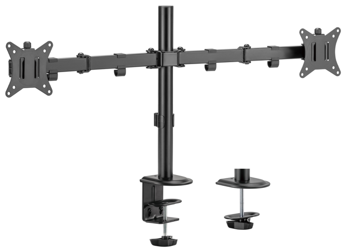 Aisens Soporte de Mesa ECO para 2 Monitores o TV 17-32, Negro